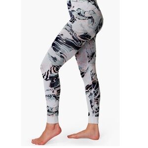 Women’s XS Sweaty Betty Glacier Mountain Jacquard Base Layer Leggings